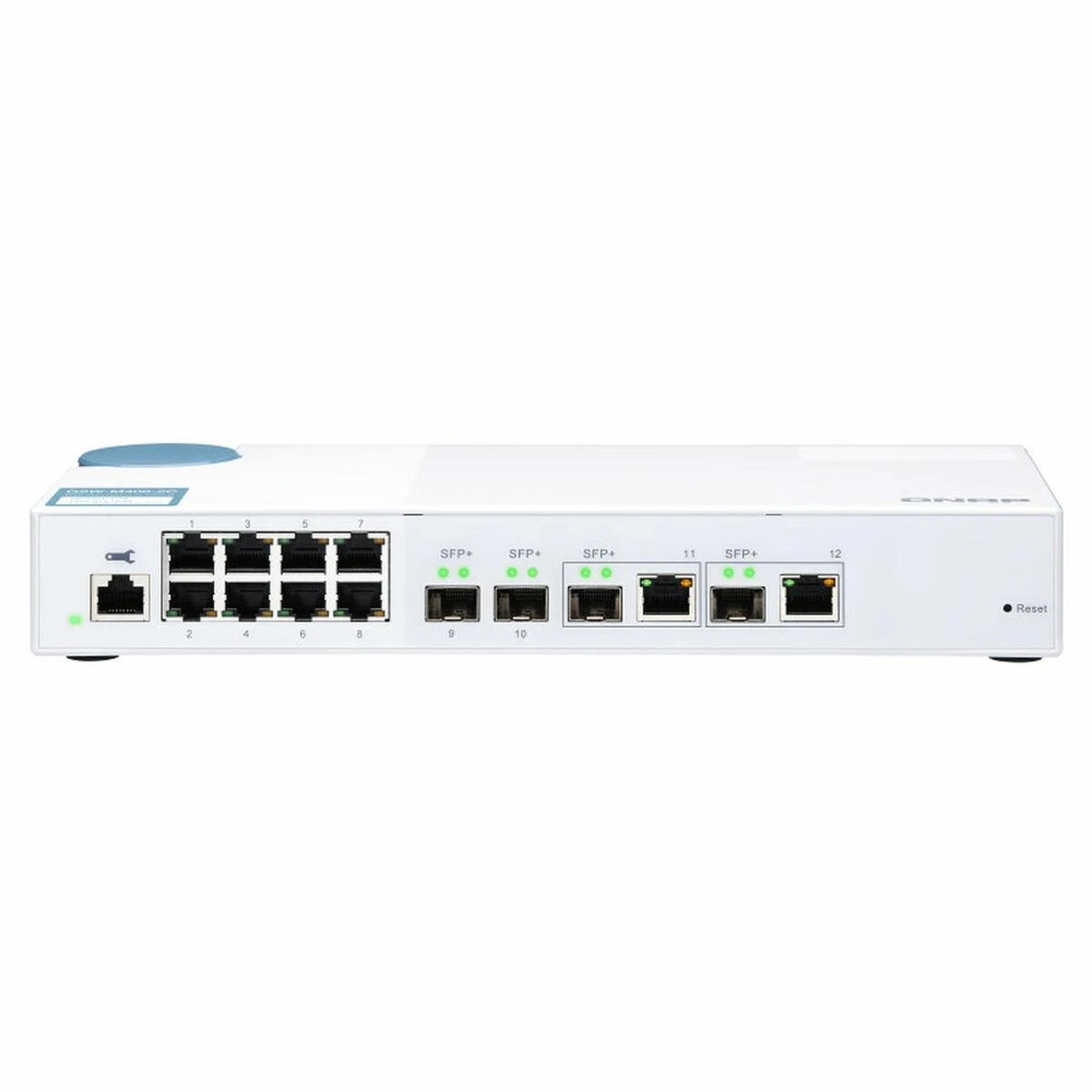Šakotuvas QNAP QSW-M408-2C tinklo komutatorius Valdomas L2 10G Ethernet (100/1000/10000) Balta