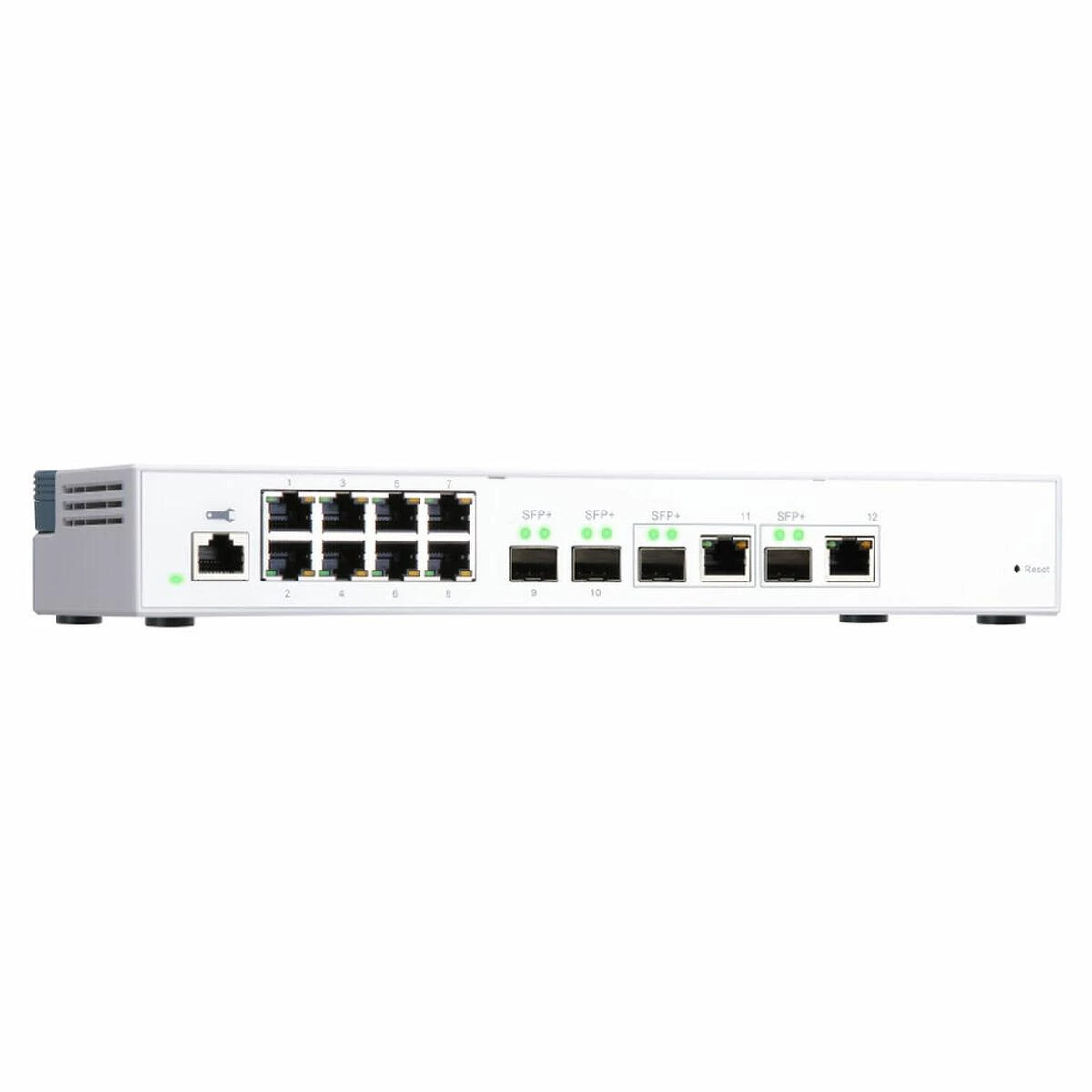Šakotuvas QNAP QSW-M408-2C tinklo komutatorius Valdomas L2 10G Ethernet (100/1000/10000) Balta