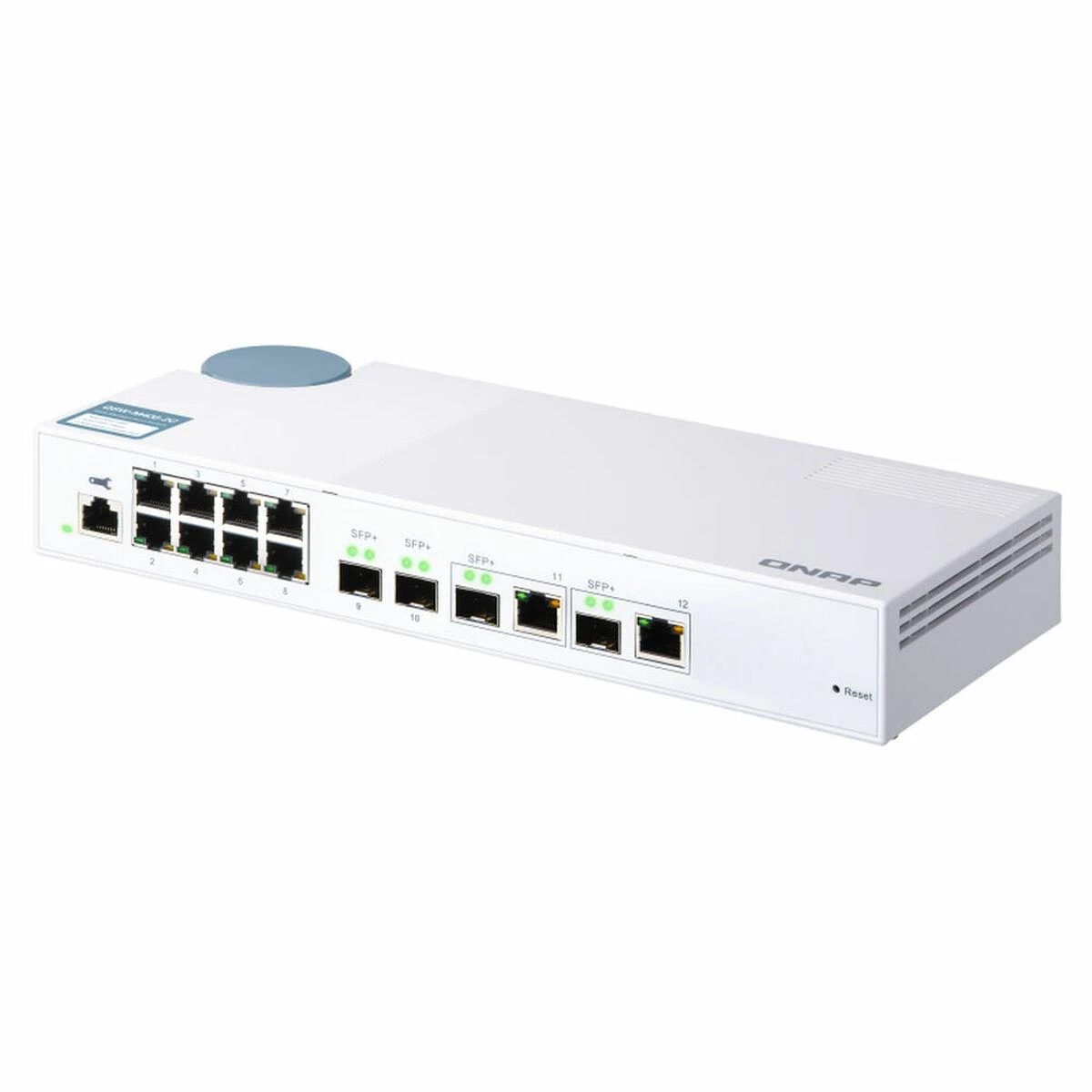 Šakotuvas QNAP QSW-M408-2C tinklo komutatorius Valdomas L2 10G Ethernet (100/1000/10000) Balta