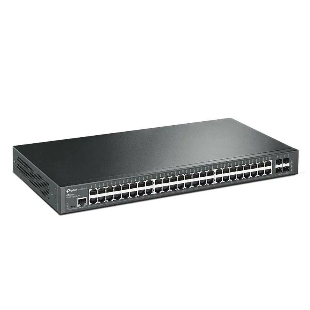 Šakotuvas Tinklo komutatorius - TP-Link Omada SG3452X Valdomas L2+ Gigabit Ethernet 1U Juoda