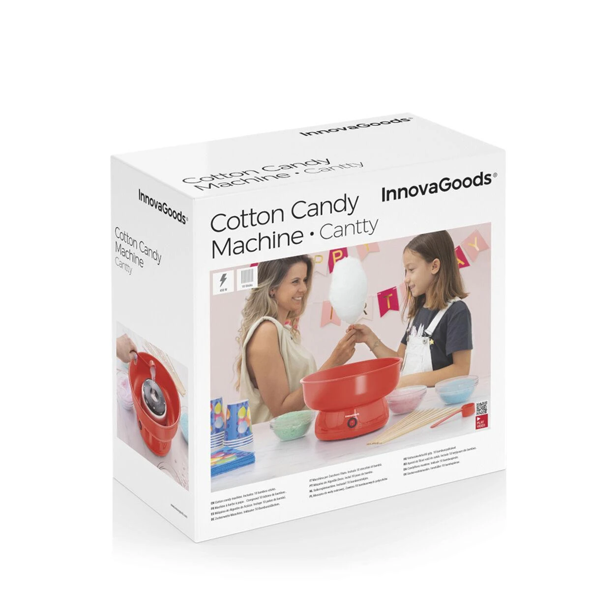 InnovaGoods Cantty cukraus vatos aparatas pakuotė