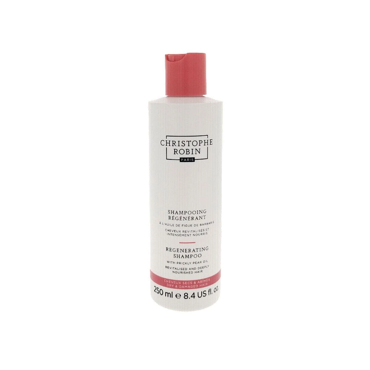 Christophe Robin, regeneruojantis, dygliuotųjų kriaušių aliejus, plaukų šampūnas, 250 ml