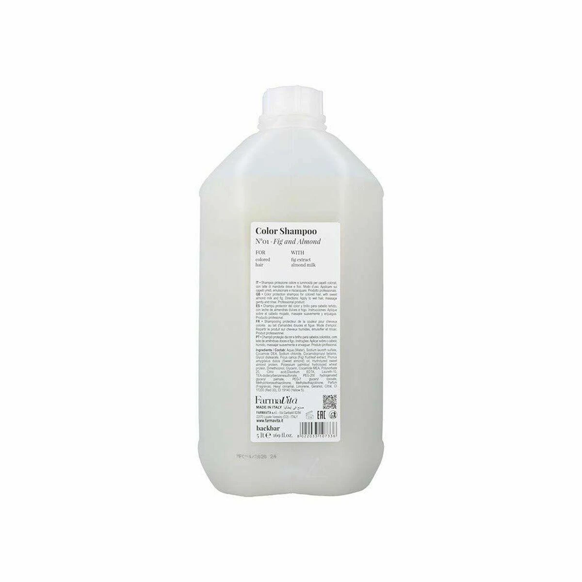 "Farmavita" Spalvą ir blizgesį saugantis šampūnas dažytiems plaukams Nº01 Figų ir migdolų 250ml
