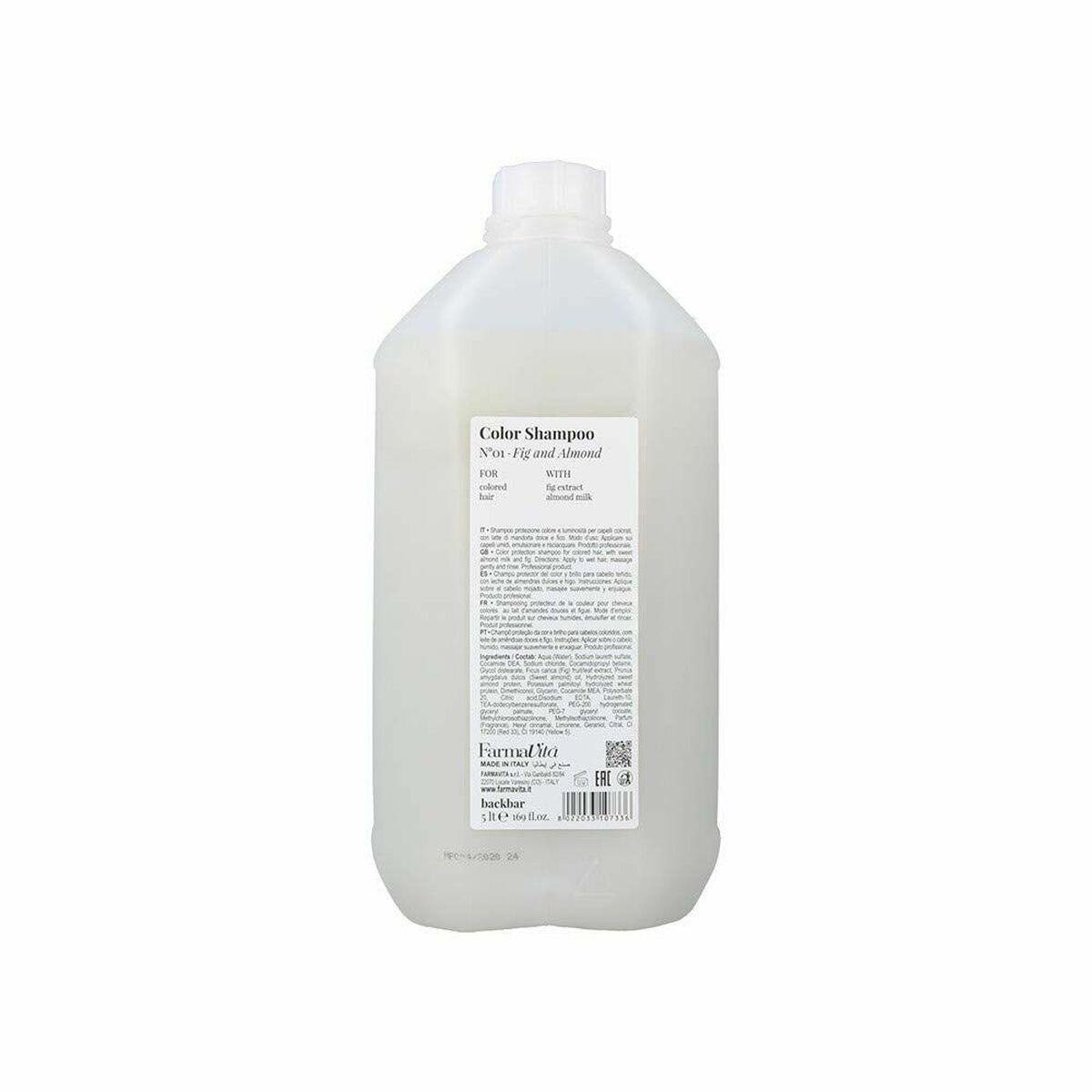 Farmavita Back Bar Colour šampūnas Nr. 01 figų - migdolų 1000 ml