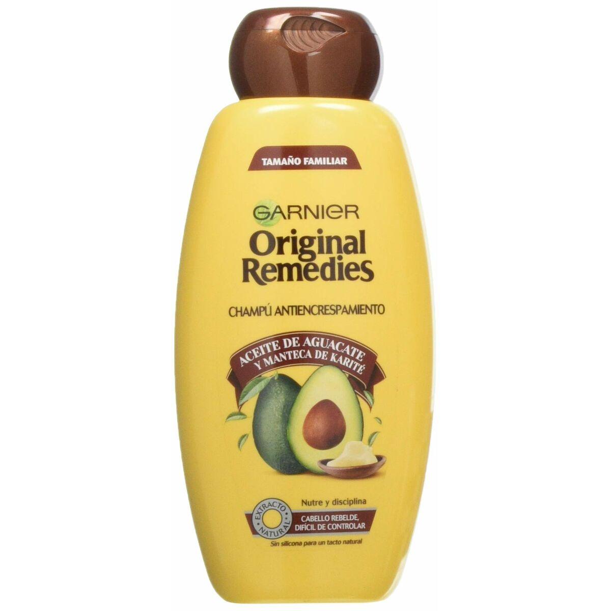 Garnier Original Remedies Avokadų ir taukmedžių šampūnas 600ml