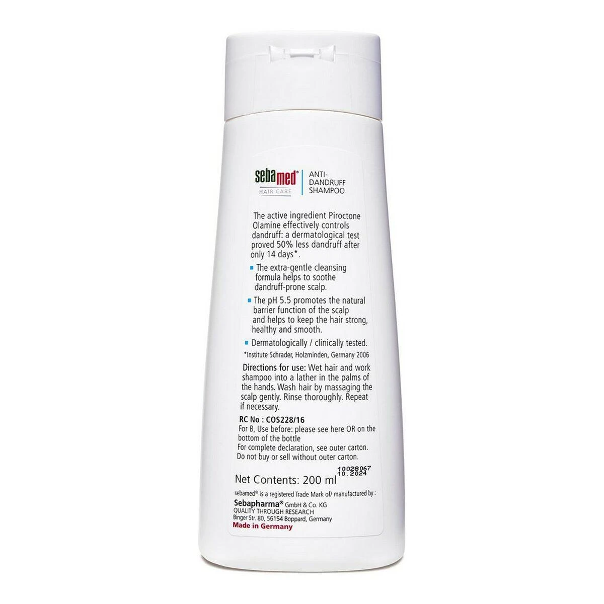 "Sebamed" dermatologinis šampūnas 200ml