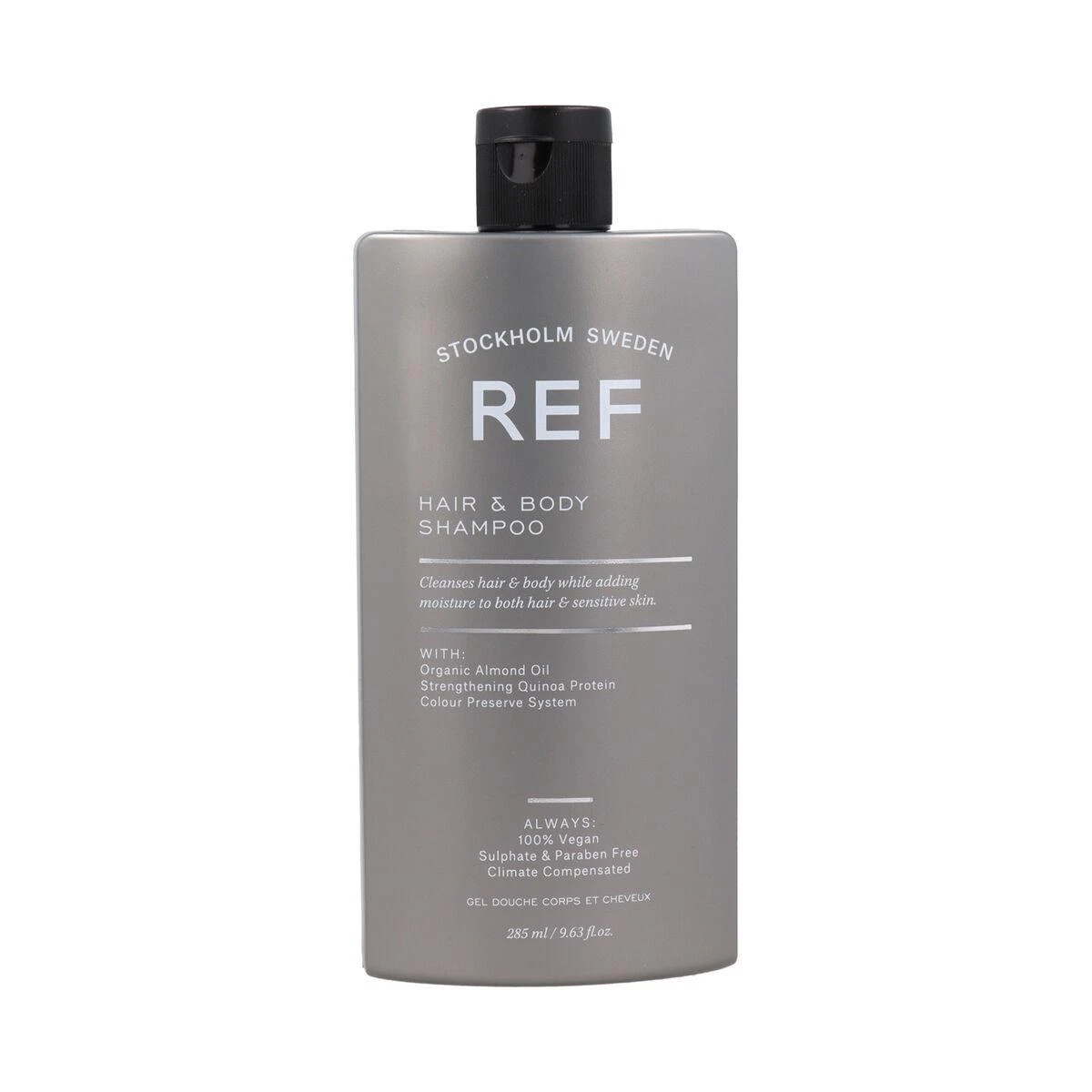 REF Hair & Body Dušo želė & Šampūnas 2-In-1 Vegan, 285 ml
