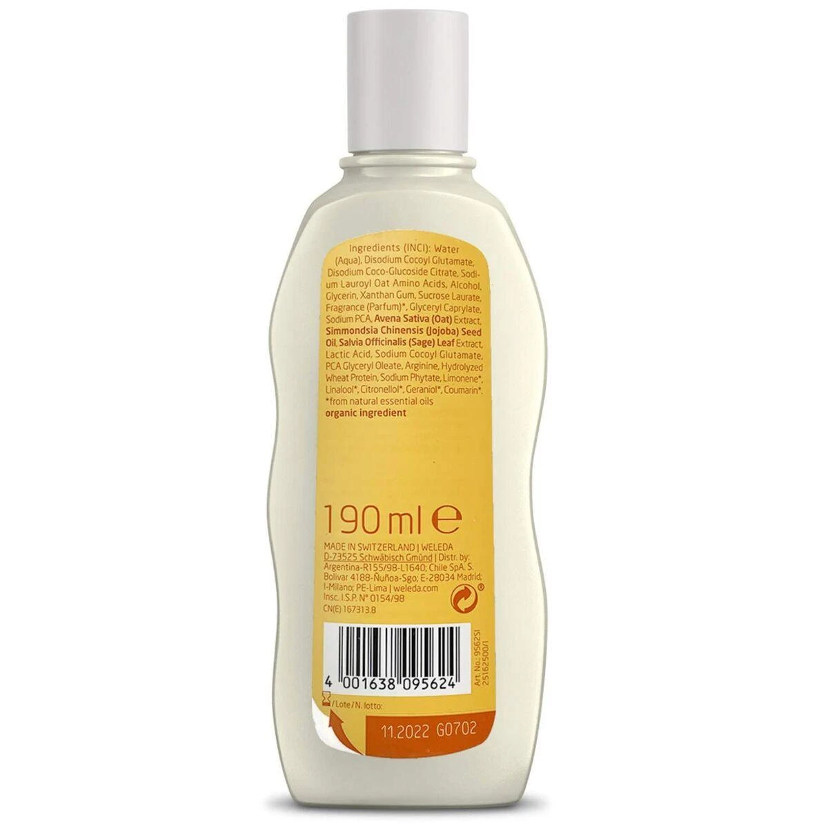 "Weleda" avižų atkuriamasis šampūnas 190ml