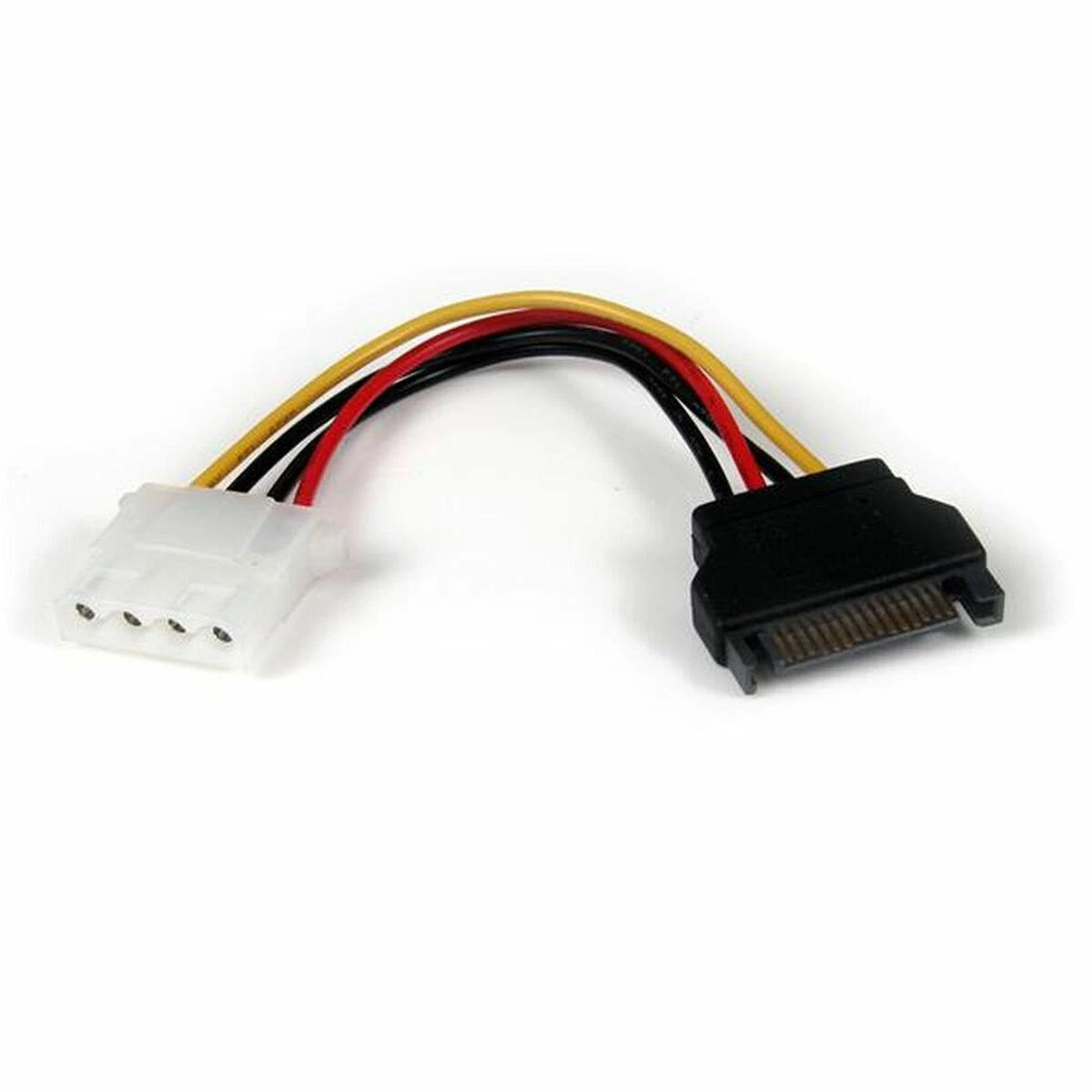 "StarTech Molex" - SATA, 0,15 m, kelių spalvų (LP4SATAFM6IN)