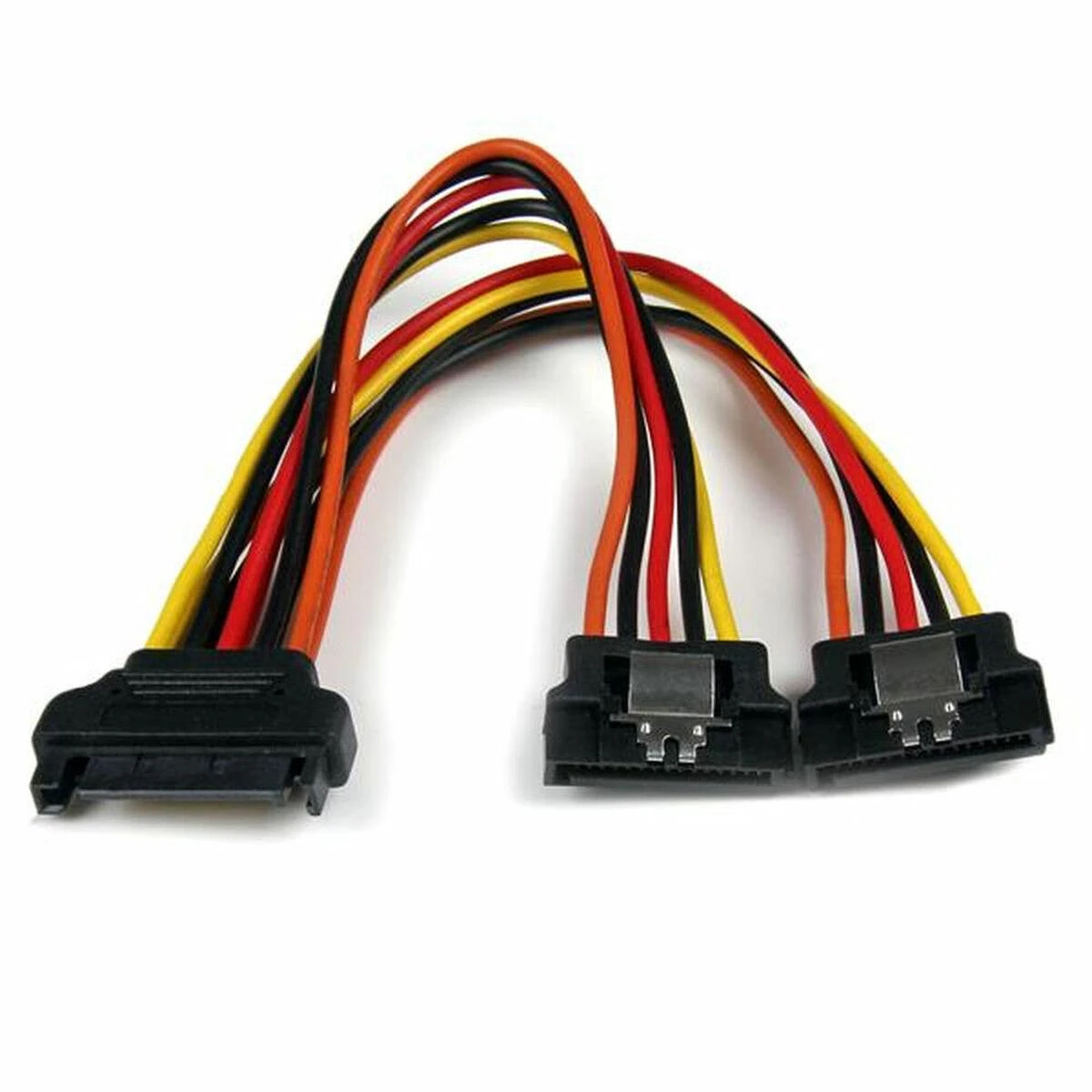 StarTech SATA 15 kontaktų – SATA 15 kontaktų x2, 0,15 m, daugiaspalvis (PYO2LSATA)