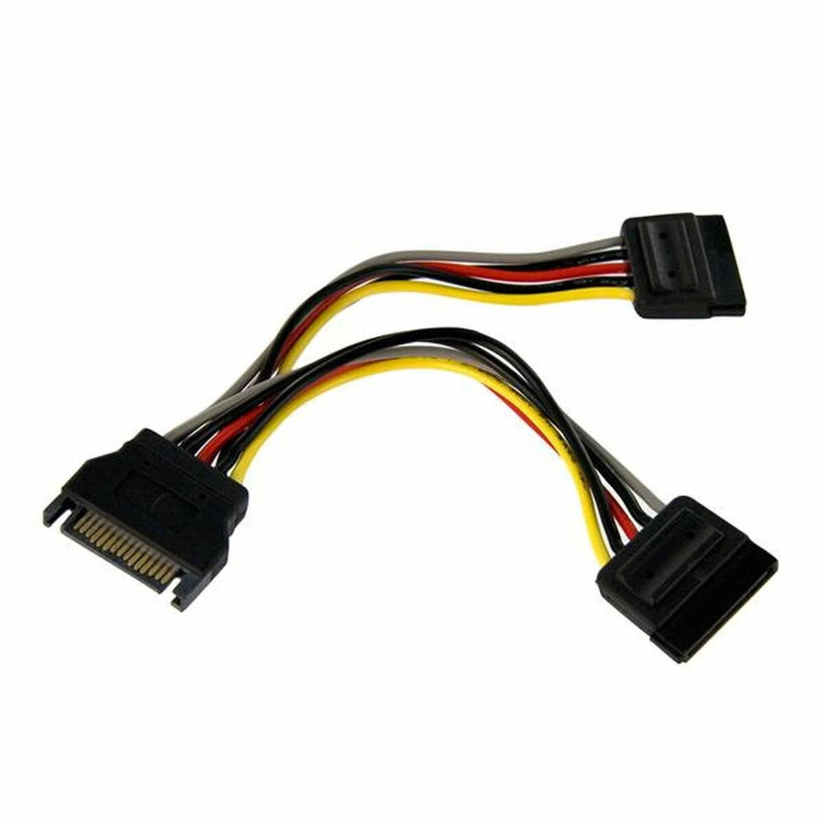 StarTech SATA 15 kontaktų – SATA 15 kontaktų x2, 0,15 m, daugiaspalvis (PYO2SATA)