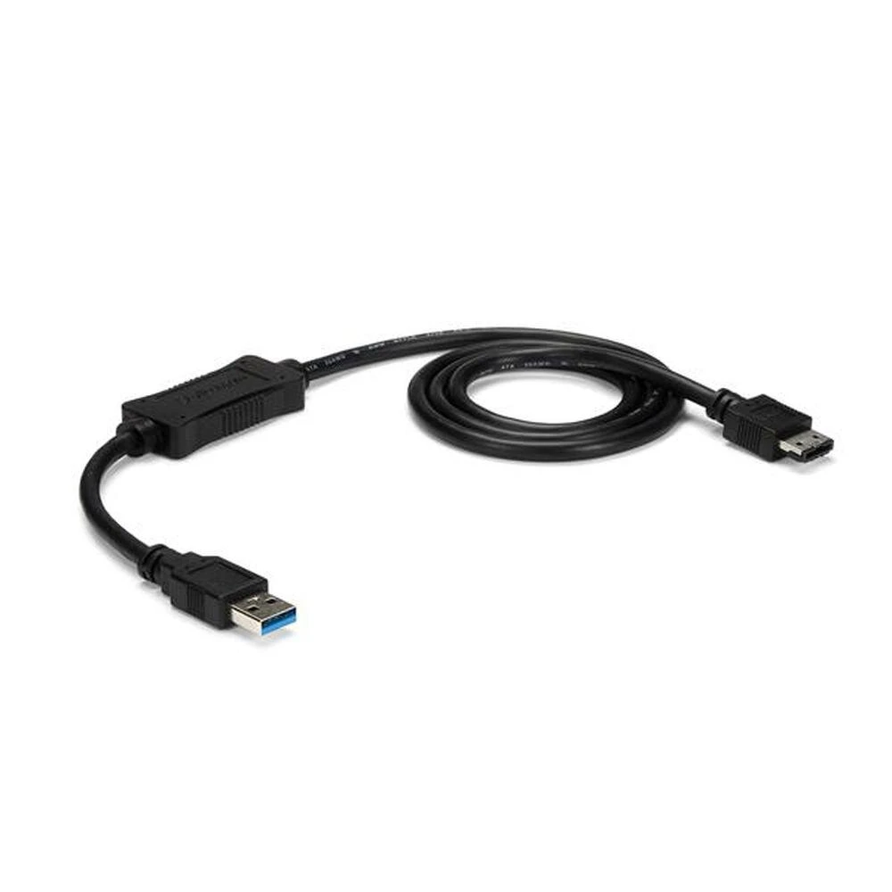Kabelis USB StarTech USB-A - eSATA 1 m Juodas (USB3S2ESATA3)