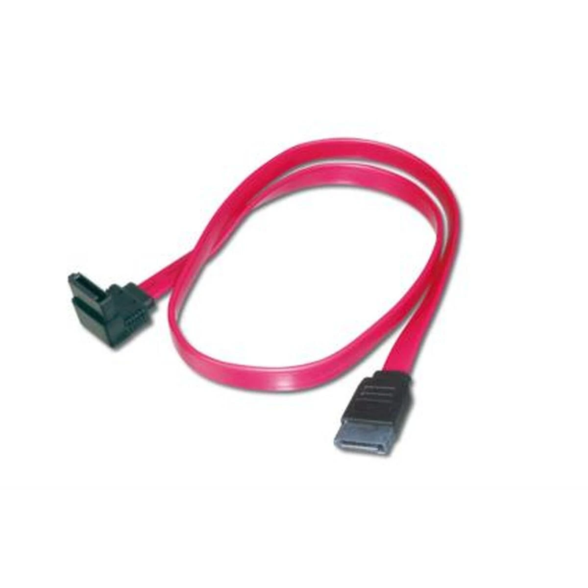 Assmann Electronic ASSMANN SATA jungties laidas, SATA 7pin, L-type, 90°/F - SATA 7pin, L-type/F, 0.5m, tiesus, SATA II/III, raudonas AK-400104-005-R