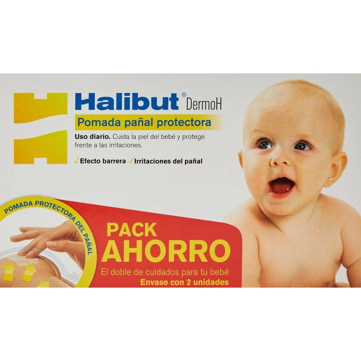 Halibutas DermoH apsauginis tepalas, dvi pakuotės 2x45g