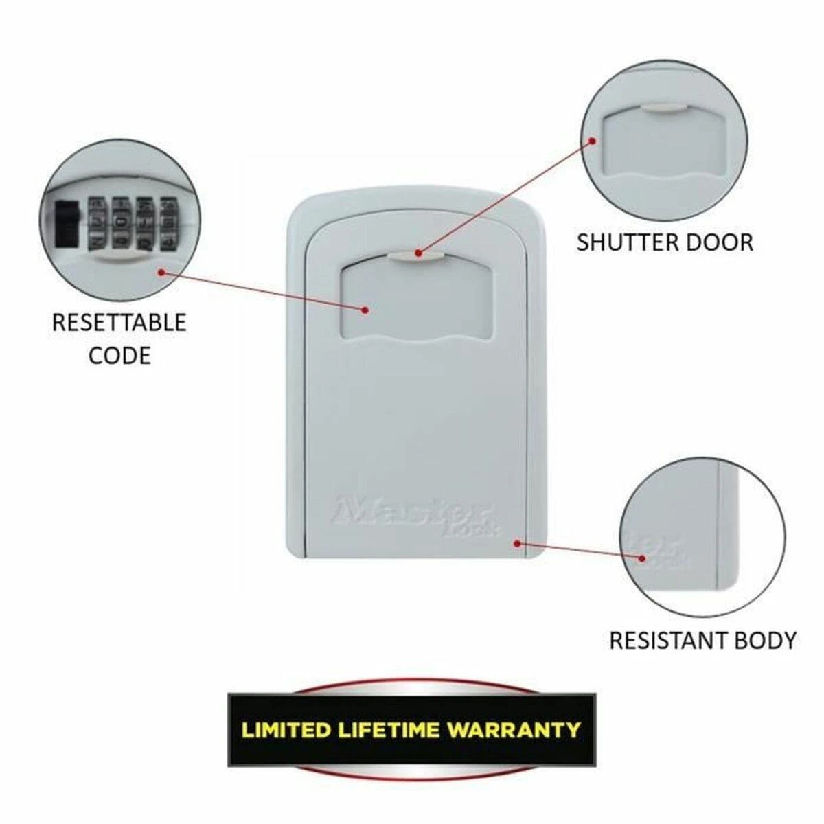 Master Lock MasterLock raktų dėžutė su kodine spyna (5401EURD)