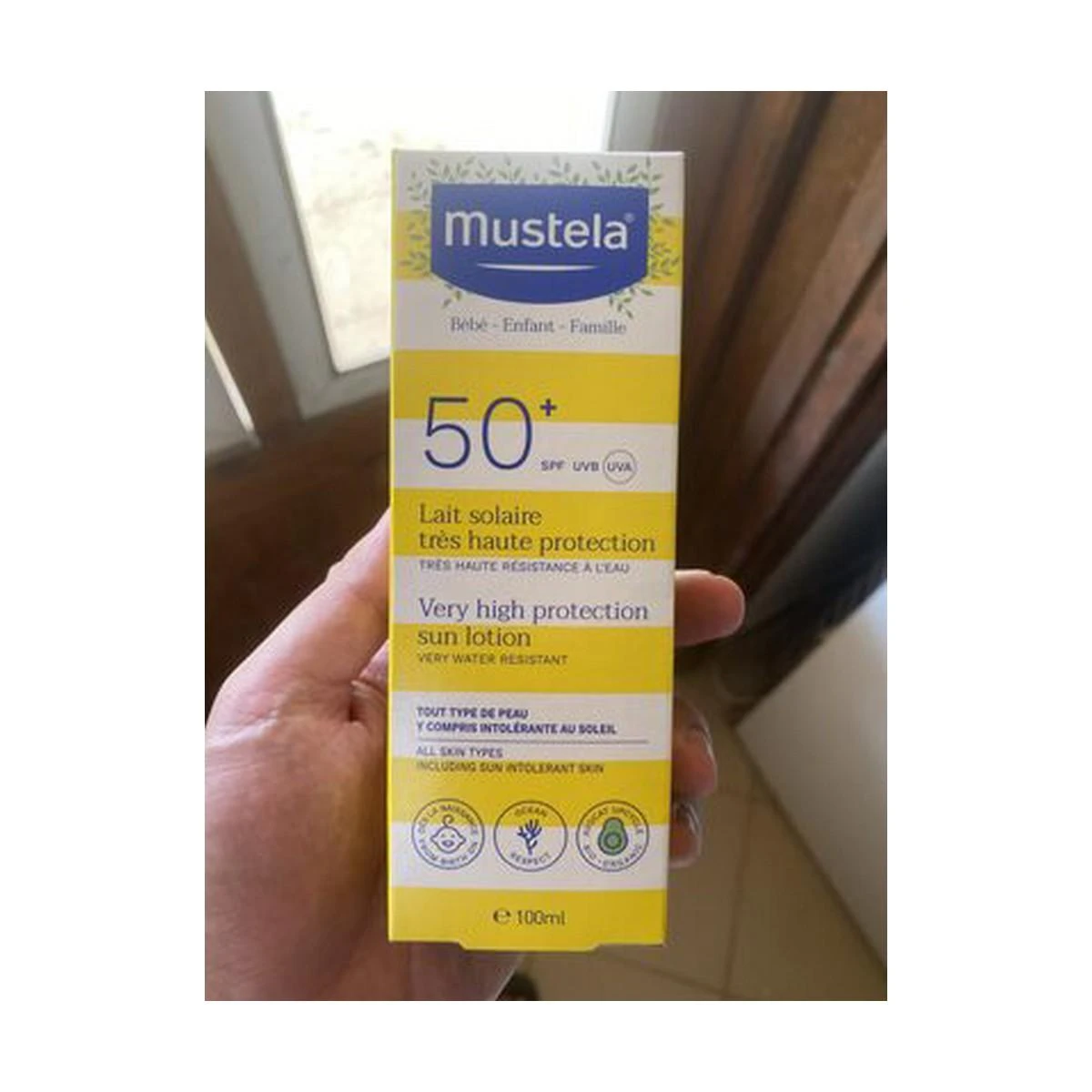 Mustela Kūdikių apsauginis pienelis nuo saulės IP50+ 100ml