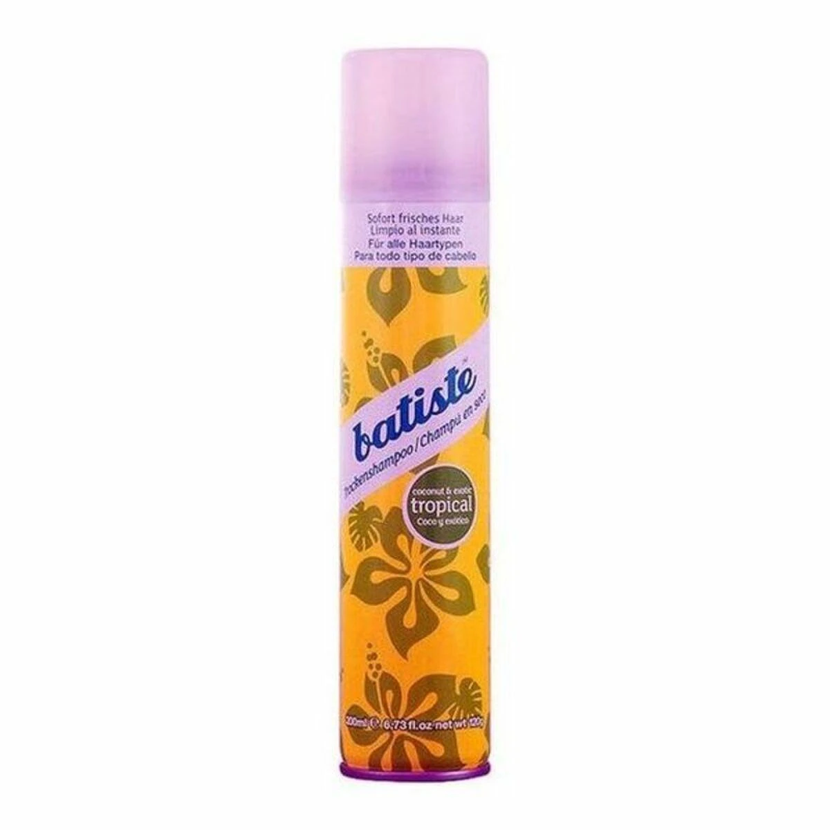 Sausas šampūnas plaukams Batiste Coconut &amp; Exotic Tropical Sausas šampūnas 200ml