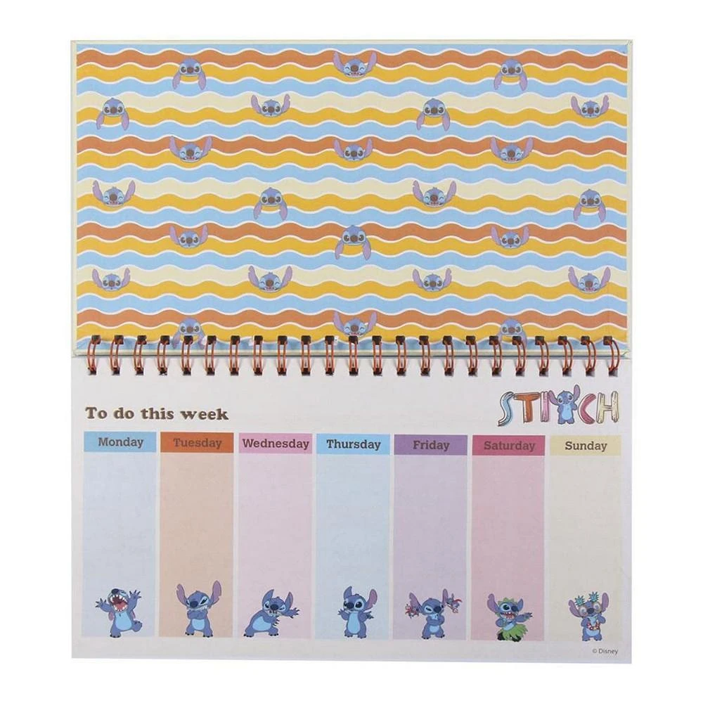 CERDÁ Savaitės planuotojas Disney Stitch Popierius (35 x 16,7 x 1 cm)