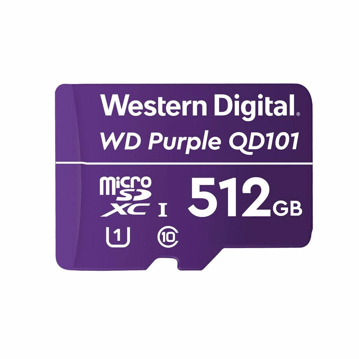 Atminties kortelė Western Digital WD Violetinė SC QD101 512 GB Micro SDXC Class 10