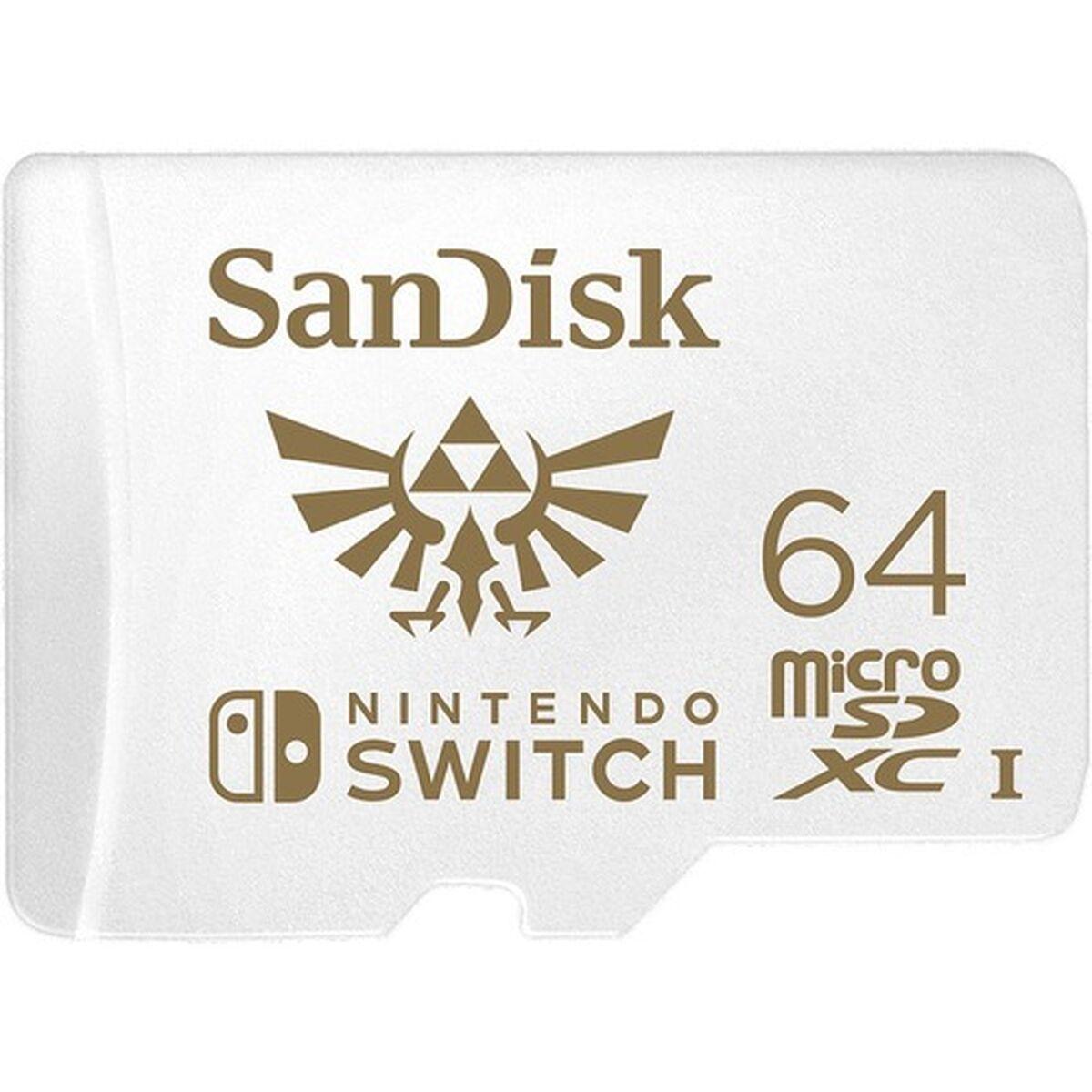 Atminties kortelė SANDISK NINTENDO SWITCH Micro SDXC 64 GB 100/60 MB/s V30 UHS-I U3