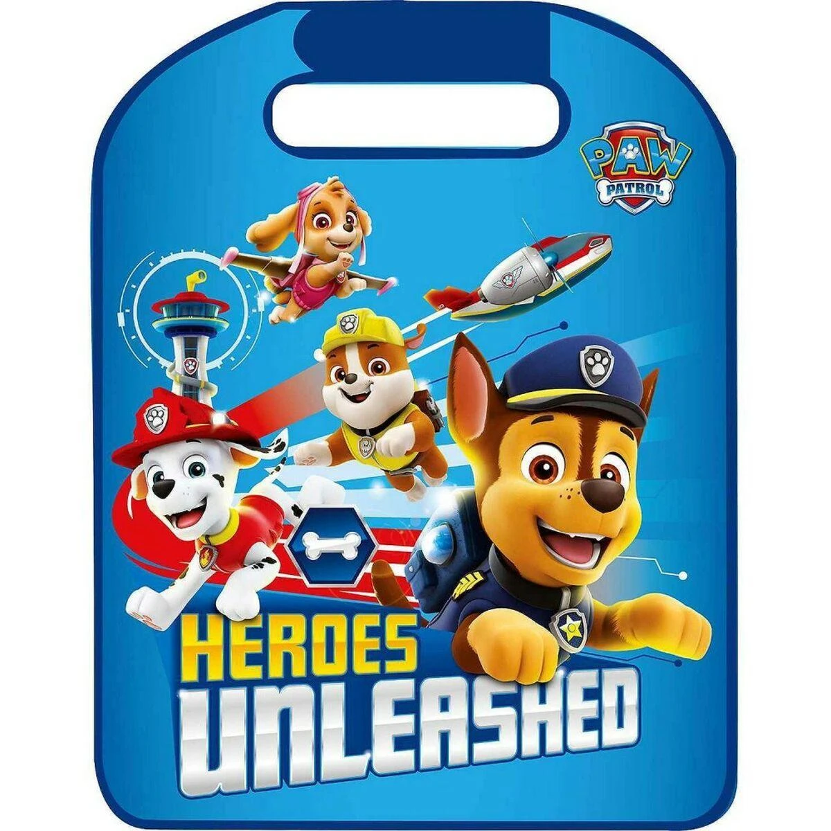Paw Patrol galinės sėdynės apsauga su herojais
