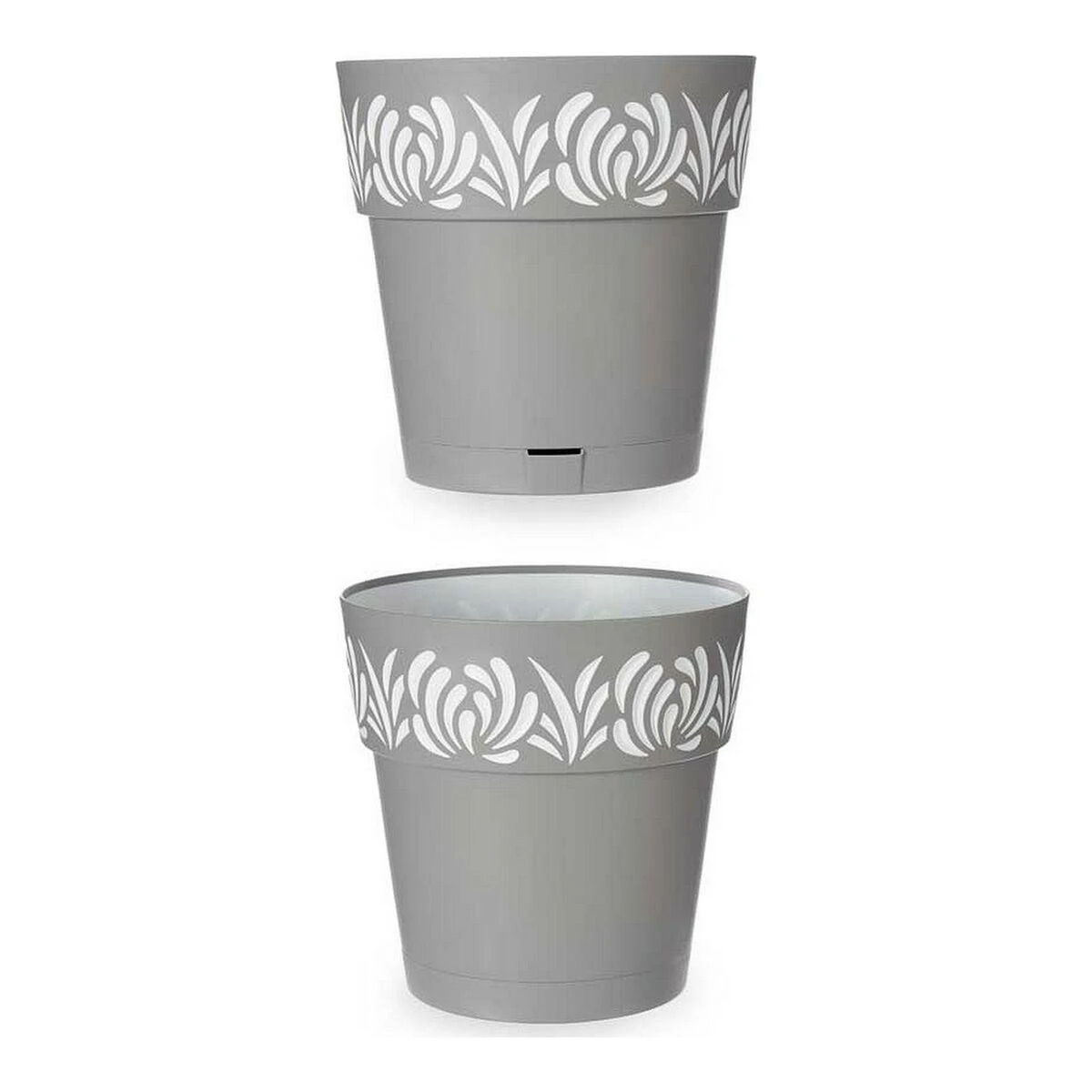 Lumarko Self-watering pot Gaia Pilka Plastmasinis (29 x 29 x 29 cm)