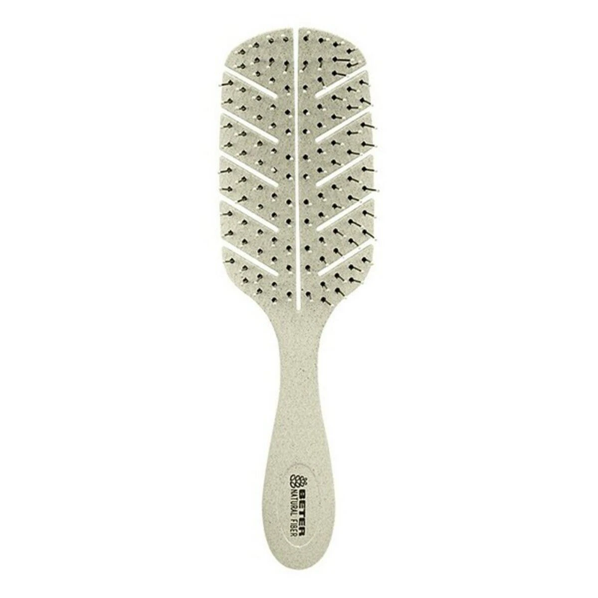"Beter" natūralaus pluošto plaukų šepetys "Beter Detangling Natural Fiber Hair Žalias