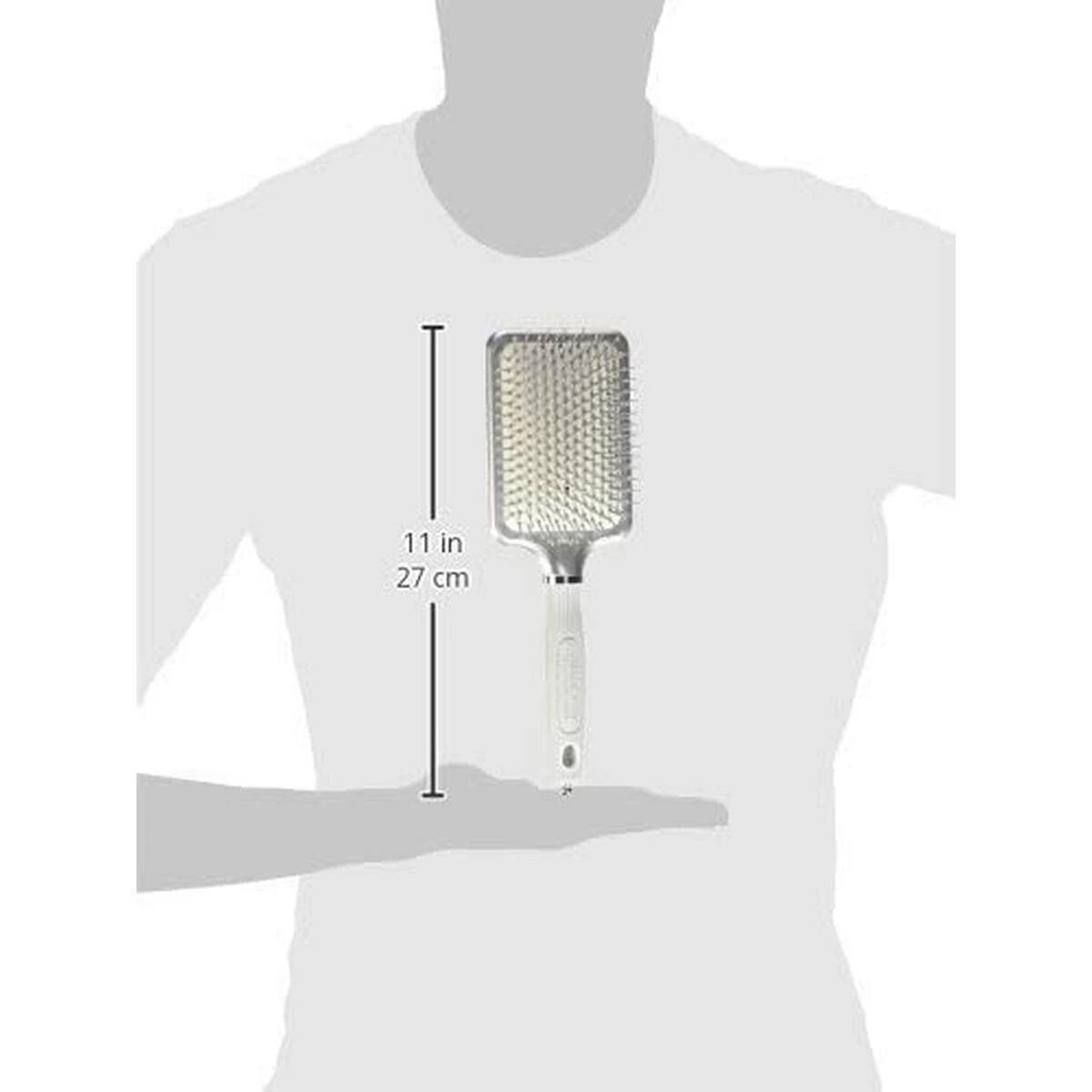 Olivia Garden Ceramic + Ion XL Pro Paddle Large didelis plaukų šepetys