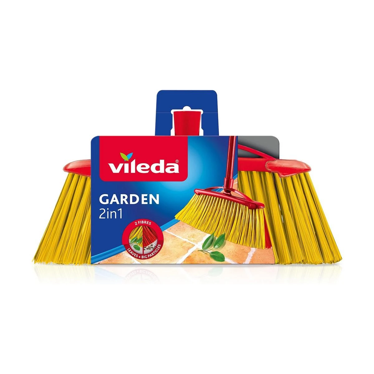 Lauko šluota su kotu Vileda 2 in 1