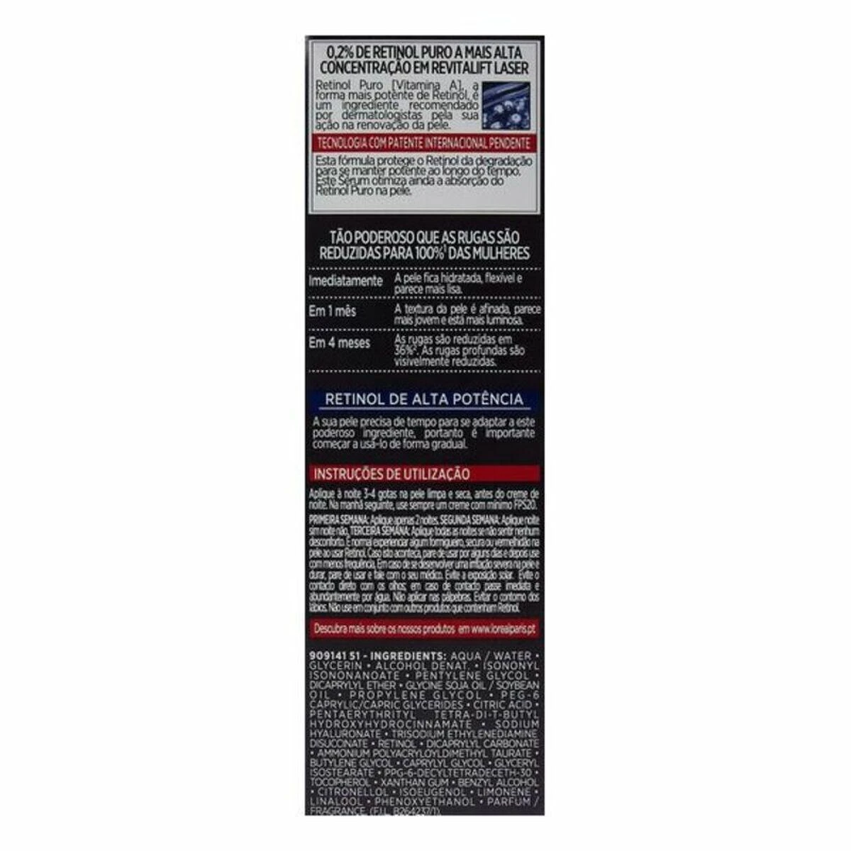 Serumas Revitalift lazerinis Retinol L'Oreal Make Up (30 ml)