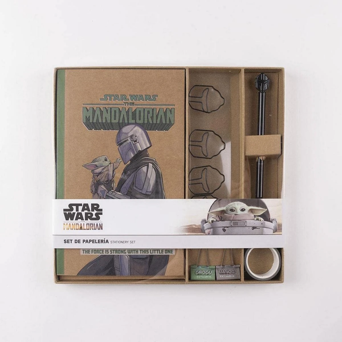 CERDÁ Set de Papetărie The Mandalorian 10 Dalys Žalia