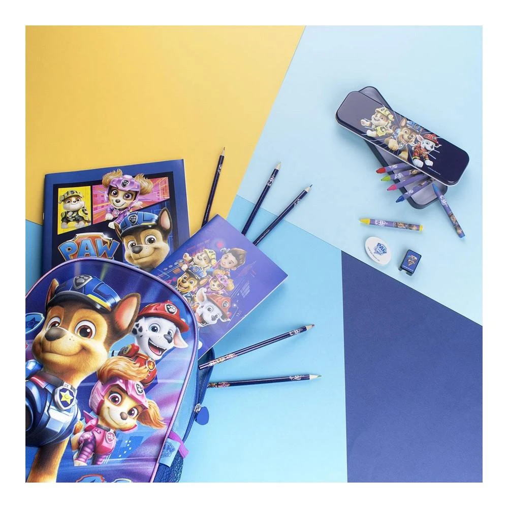 Paw Patrol mokyklinių prekių rinkinys su kuprine