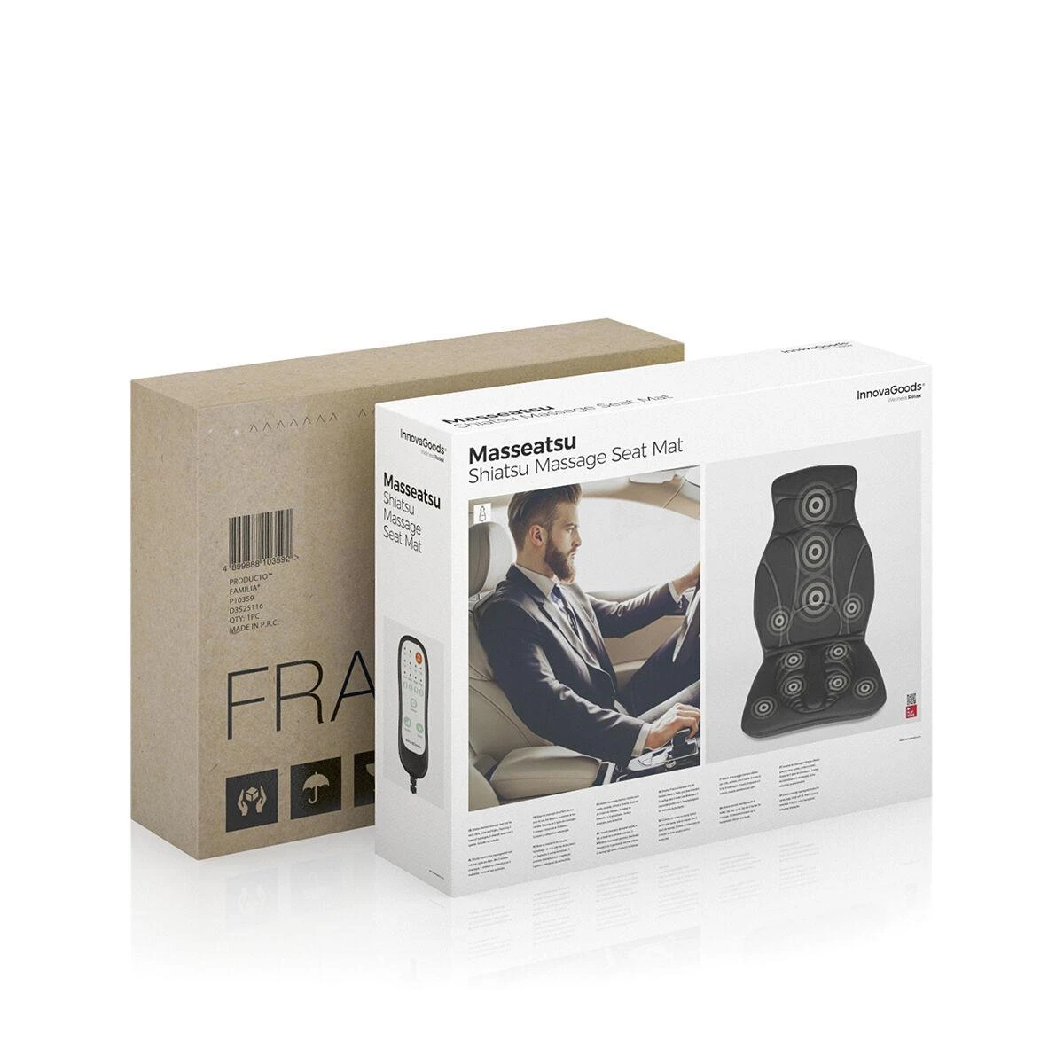 Masažuoklis InnovaGoods Shiatsu mata masująca