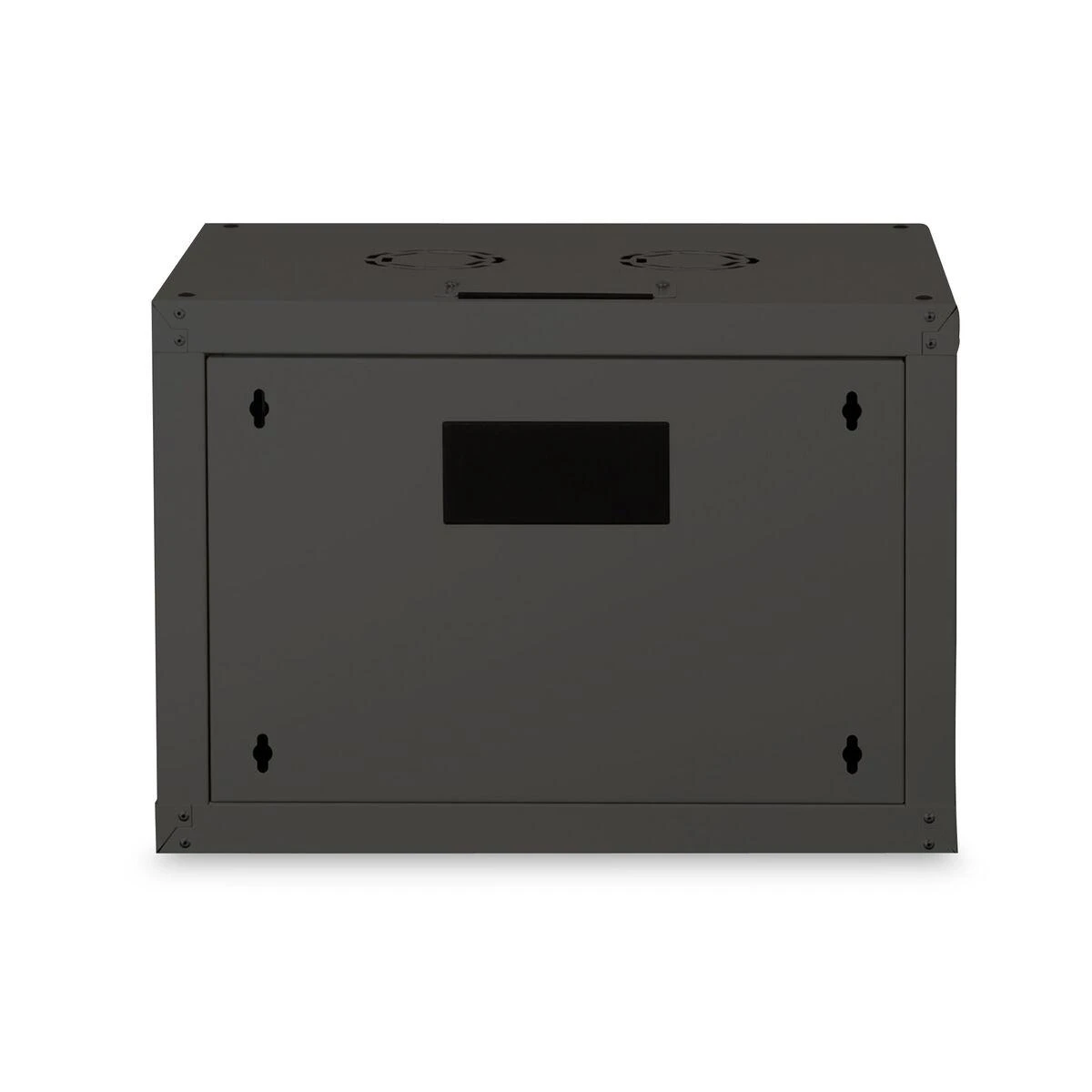 Digitus | Prie sienos tvirtinama spintelė | DN-19 07-U-SW | IP apsaugos klasė: IP20; Priekinės durys: Stiklinės durys, vienos pusės atidaromos; Spintelės tipas: Prie sienos tvirtinama spintelė; Įrangos montavimo gylis min.-maks.: 305-370 mm; Keliamoji galia: 100 kg; Matmenys 420 x 600 x 450 mm, | Juodas