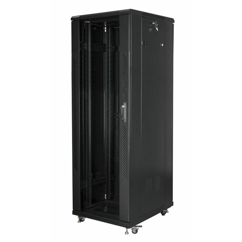 LANBERG FF01-6837-12B-KPL laisvai pastatomas stovas 19 išmontuojamas plokščias paketas 37U/600x800mm juodas
