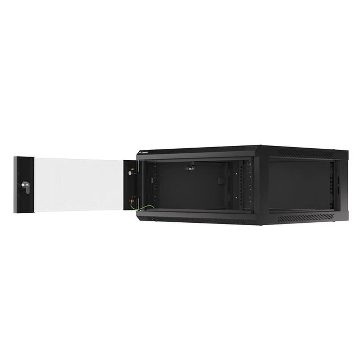 LANBERG WF01-6604-10B sieninis stovas 19 colių išmontuojamas plokščias paketas 4U/600x600mm juodas