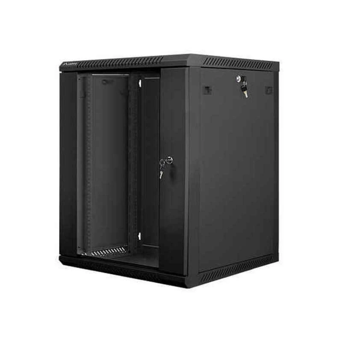 LANBERG WF01-6615-10B sieninis stovas 19 colių išmontuojamas plokščias paketas 15U/600x600mm juodas