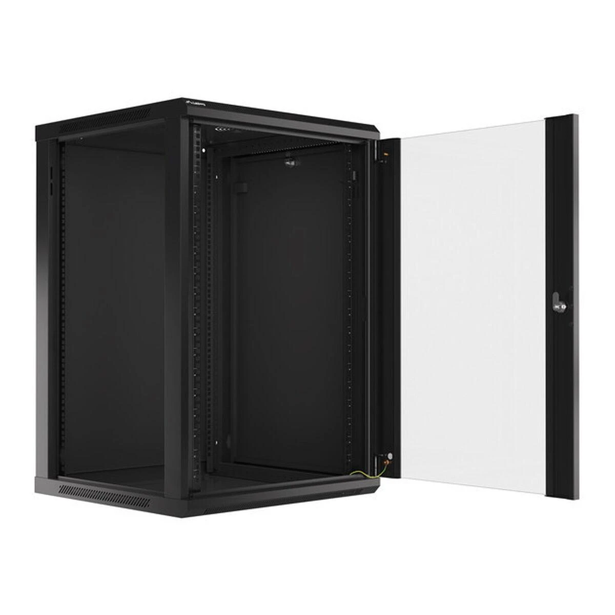 LANBERG WF01-6618-10B sieninis stovas 19 colių išmontuojamas plokščias paketas 18U/600x600mm juodas