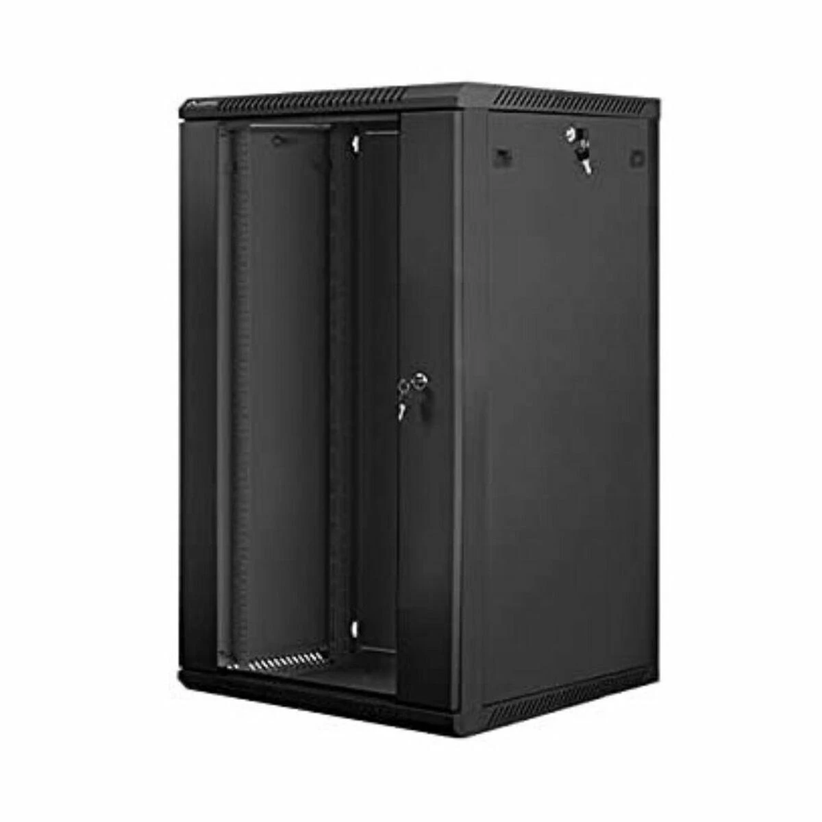 LANBERG WF01-6622-10B sieninis stovas 19 colių išmontuojamas plokščias paketas 22U/600x600mm juodas