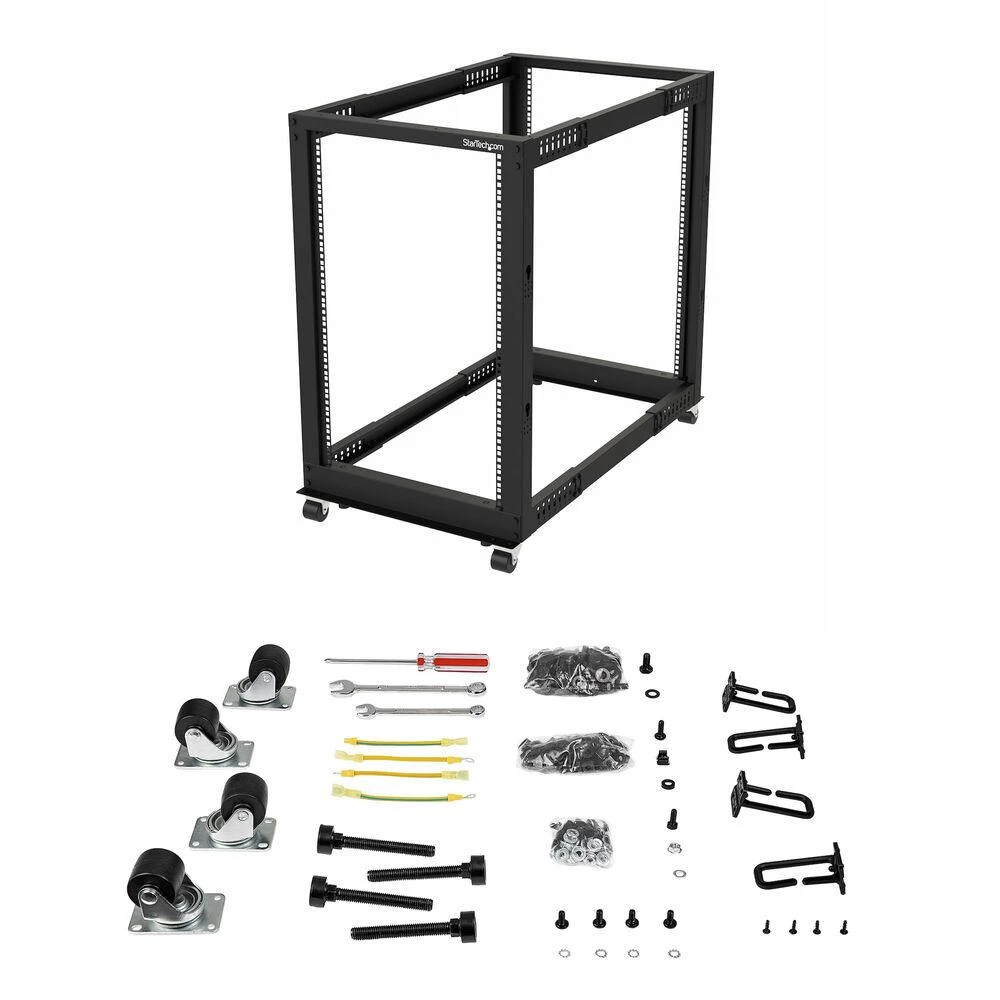„Spinta StarTech“ stovimas 19 colių 18U (4POSTRACK18U)