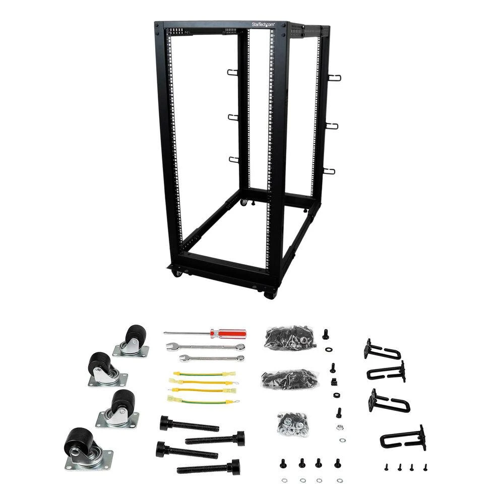 „Spinta StarTech“ stovimas 19 colių 25U (4POSTRACK25U)