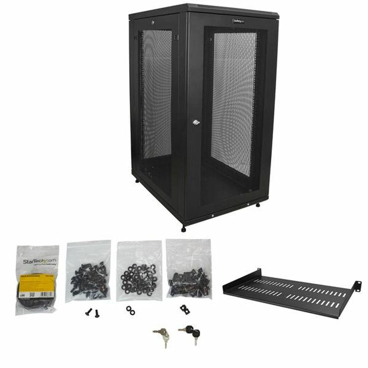 Startech Components „Przelacznik“ 24U, 33 colių gylio korpusas – surinktas