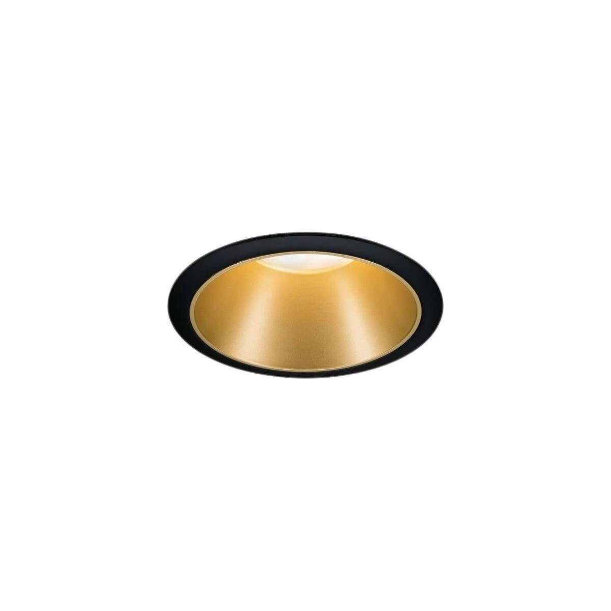 „Paulmann Cole Coin“ įleidžiamas šviestuvas, 3 pakopų pritemdymas, LED, 3x6,5W, 2700K, 230V, Juodas/Auksinis-Mat/Plastic