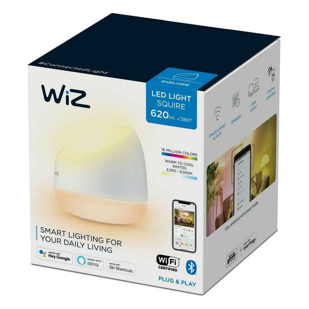 Stalinė lempa WiZ Squire, 9 W|2200-6500 K