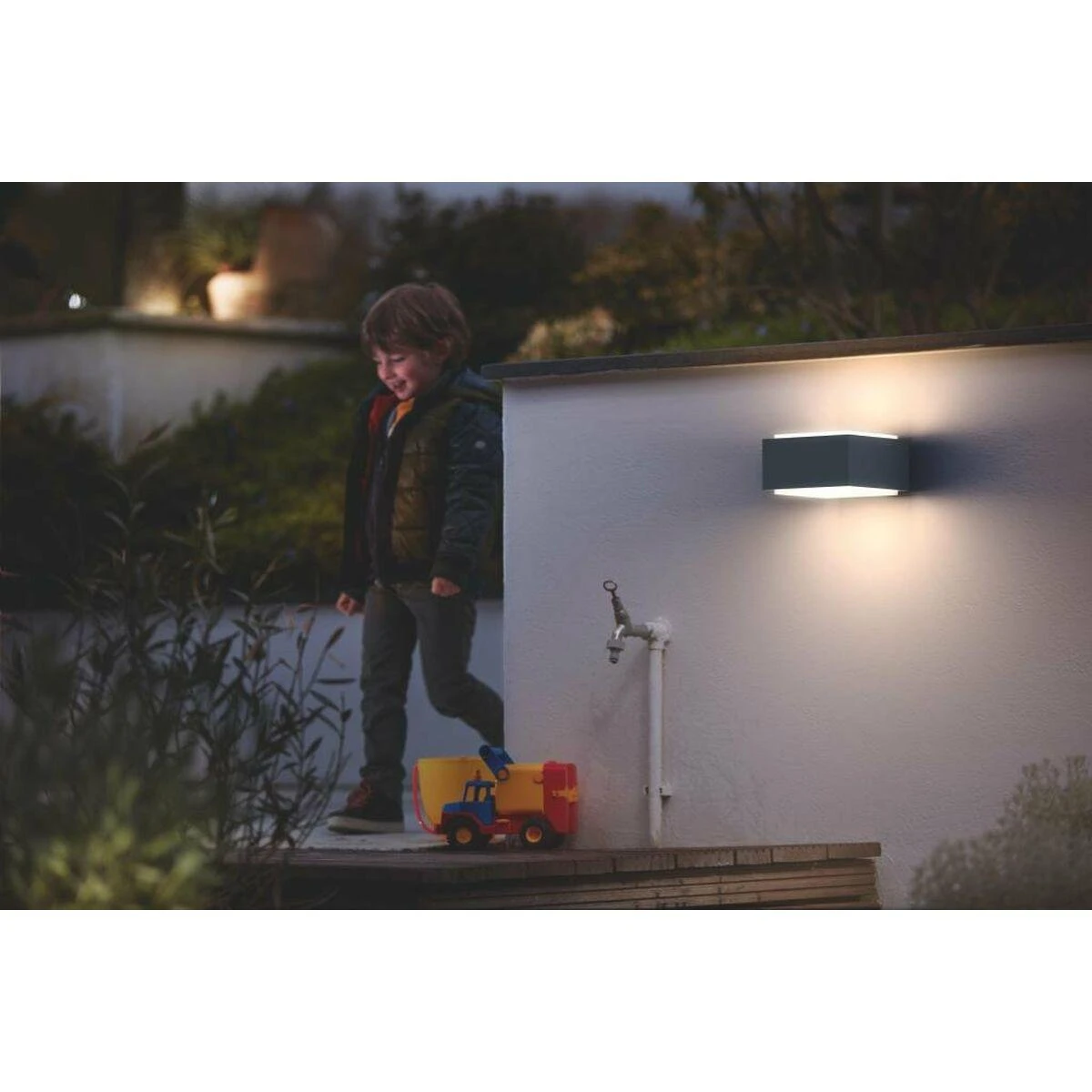 Sieninis šviestuvas HEDGEHOG WALL LANTERN ANTHRACITE 1X42W | Philips