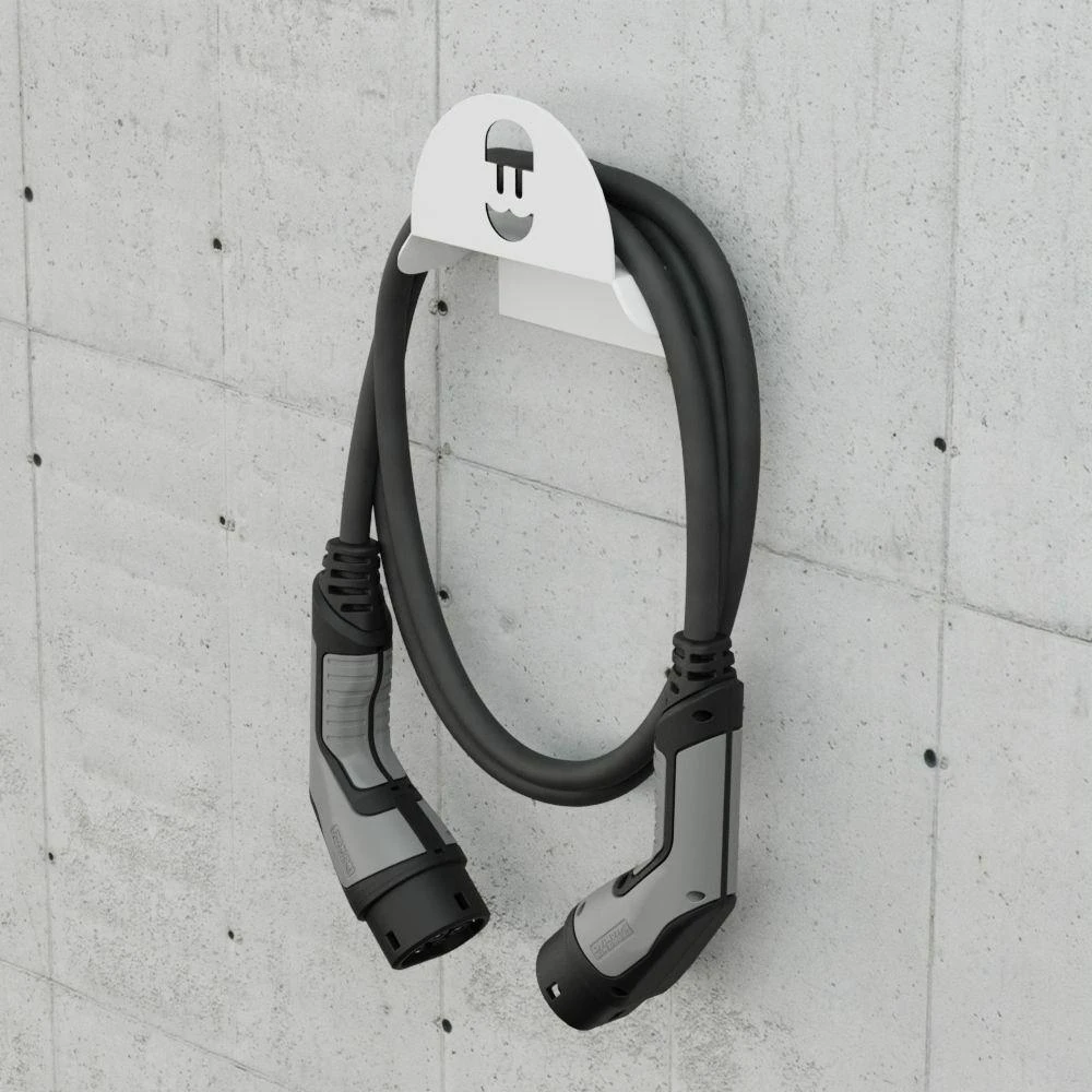 Wallbox | Kabelio laikiklis | HLD-W | Baltas