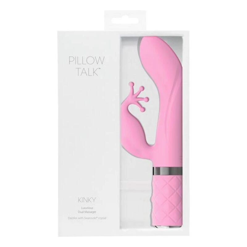 „Pillow Talk“ – „Kinky Rabbit“ ir „G-Spot“ vibratoriaus žalsvai mėlyna spalva