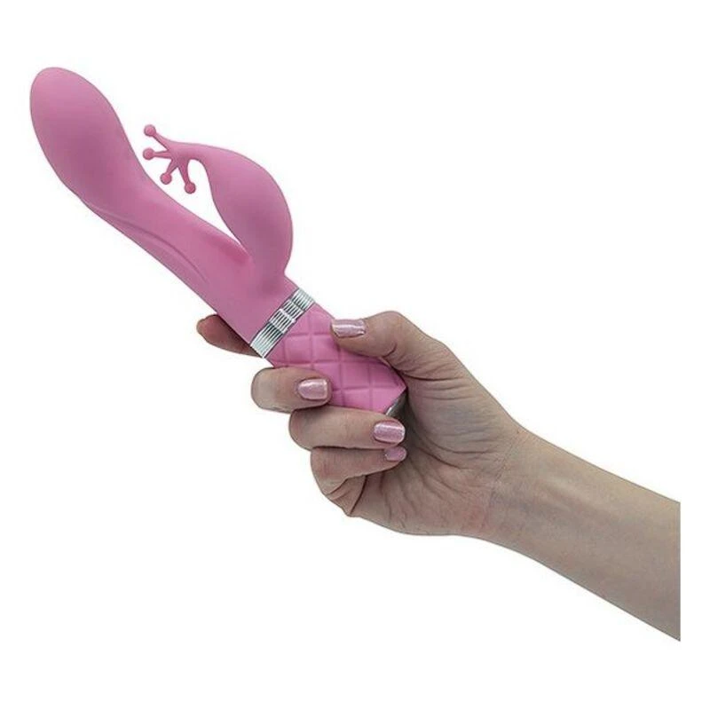 „Pillow Talk“ – „Kinky Rabbit“ ir „G-Spot“ vibratoriaus žalsvai mėlyna spalva