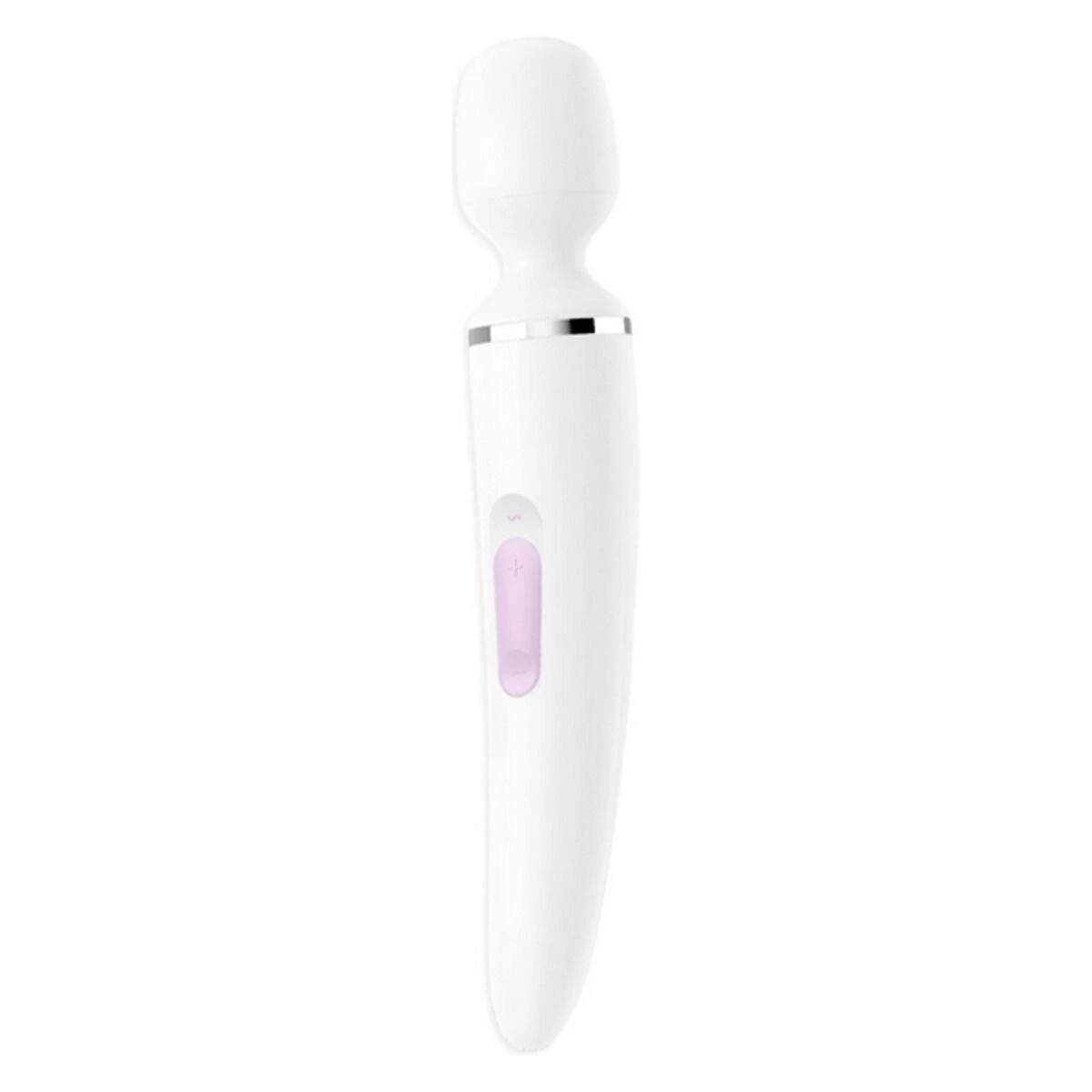 Satisfyer Wand-er Woman baltas/chromas