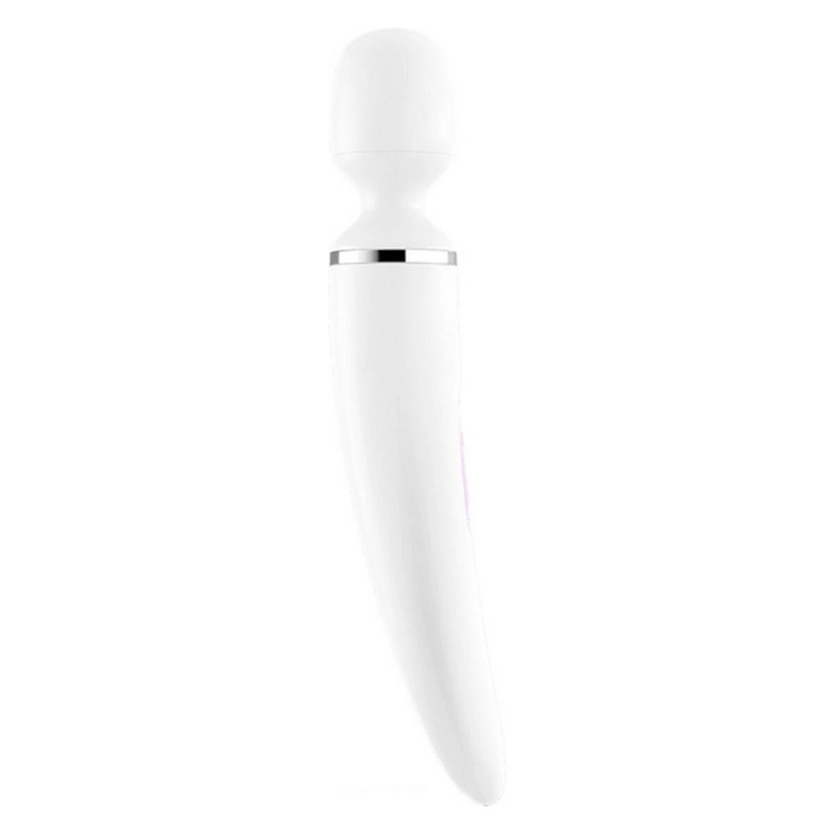 Satisfyer Wand-er Woman baltas/chromas